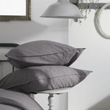 Housse de couette - TODAY - CHARME - Chambray - Gris foncé Capucine - 260 x 240 cm