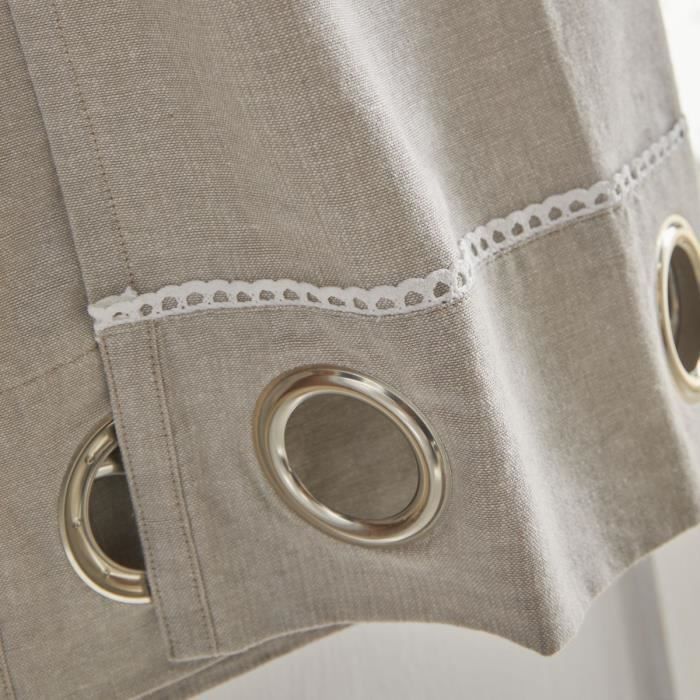 Rideau - TODAY - CHARME - Chambray Berenice - 140 x 240 cm