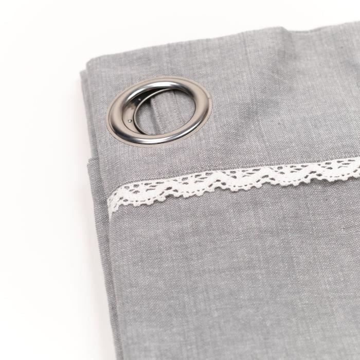 Rideau - TODAY - CHARME - Chambray Capucine - 140 x 240 cm