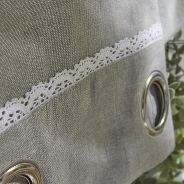 Rideau - TODAY - CHARME - Chambray Capucine - 140 x 240 cm
