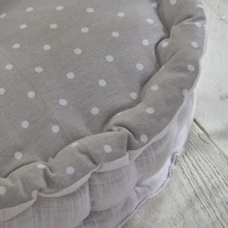 Coussin de sol rond - TODAY - CHARME - Imprimé Constance - 40 x 12 cm