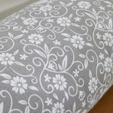 Coussin Polochon - TODAY - CHARME - Imprimé Gris foncé Capucine - 45 x 15 cm