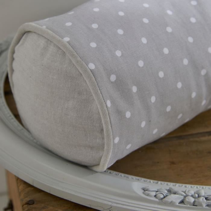 Coussin Polochon - TODAY - CHARME - Imprimé Constance - 45 x 15 cm