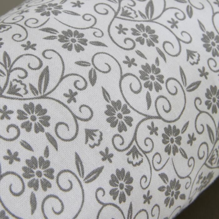 Coussin Polochon - TODAY - CHARME - Imprimé Craie Capucine - 45 x 15 cm