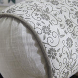 Coussin Polochon - TODAY - CHARME - Imprimé Craie Capucine - 45 x 15 cm