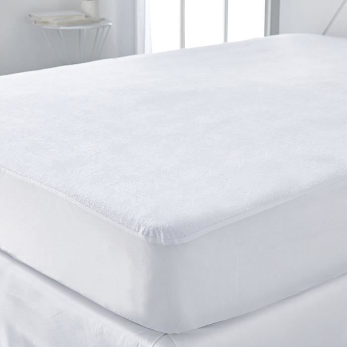 Protege matelas imperméable - TODAY - Essential - Pour lit 1 personne - 90 x 190 cm a bouillir