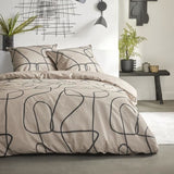 Parure de couette - TODAY - Sunshine 0.20 - 220x240cm - 2 personnes - Imprimée - Coton 57 fils