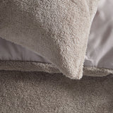Parure de lit - TODAY - Teddy - 2 personnes - 220 x 240 cm - Beige uni