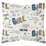 Housse de couette enfant 140x200 cm avec 1 taie d'oreiller 63x63 cm Parure de lit Polyester First 1.11