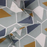 PARURE DE LIT TODAY - HOUSSE DE COUETTE 240X260 + 2 TAIES D OREILLER 63X63 - 100% COTON 57 fils - Mawira 2.19