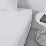 Drap housse TODAY Essential - 160 x 200+23 cm - 2 personnes - 100% Coton uni - Craie