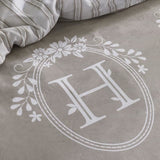PARURE DE LIT TODAY - HOUSSE DE COUETTE 220X240 + 2 TAIES D OREILLER 63X63 - 100% COTON 57 fils - Berenice