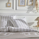 PARURE DE LIT TODAY - HOUSSE DE COUETTE 220X240 + 2 TAIES D OREILLER 63X63 - 100% COTON 57 fils - Berenice