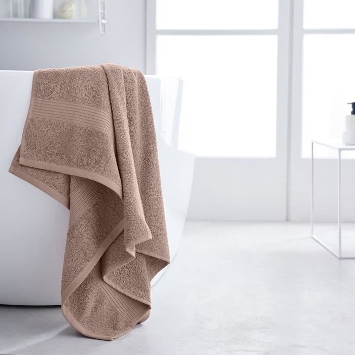 TODAY Essential - Drap de bain 70 x 130 cm - 100% Coton - Rose Des Sables