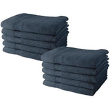 Lot de 10 serviettes de Toilette TODAY 50x90 cm 100% Coton - Denim