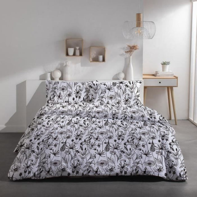 Parure de lit 2 personnes - TODAY - Sunshine 15.34 - 240 x 260 cm - 100% Coton imprimé
