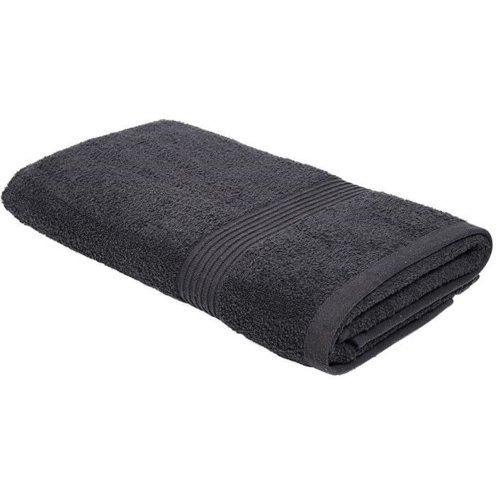 TODAY Essential - Drap de bain 70 x 130 cm - 100% Coton - Fusain