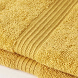 TODAY Essential - Lot de 2 Serviettes de Toilette - 50 x 90 cm - 100 % Coton - Ocre