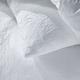 Parure de lit - TODAY - 123320 - 2 personnes - 260x240cm - Gaze de coton unie - Craie