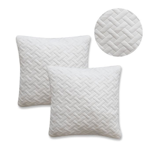 Lot de 2 oreillers a mémoire de forme 60x60 cm