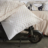 Parure de lit - TODAY - JAVA - 2 personnes - 240x220 cm - Coton - Imprimé Manga - Beige