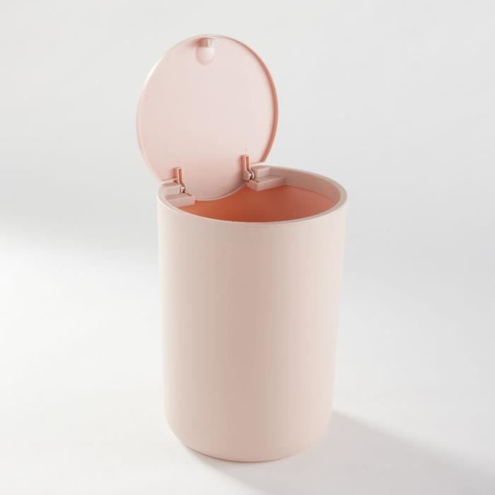 Poubelle de SDB - TODAY - UTILITY - 8,5 L - Ø 21 x x H 29 cm - Polypropylene - Pink