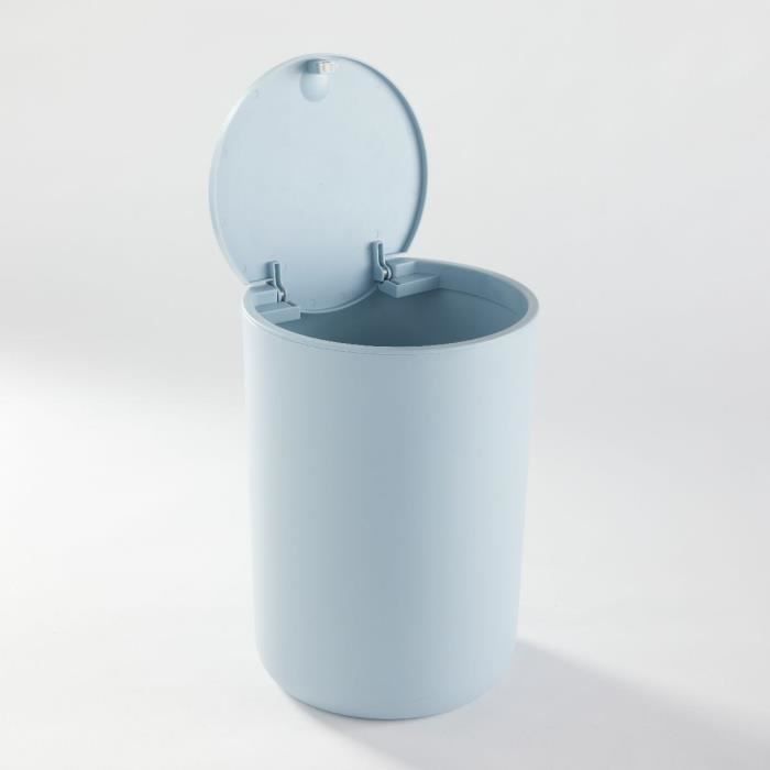Poubelle de SDB - TODAY - UTILITY - 8,5 L - Ř 21 x x H 29 cm - Polypropylene - Blue