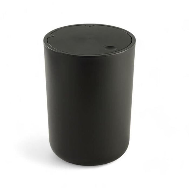Poubelle de SDB - TODAY - UTILITY - 8,5 L - Ř 21 x x H 29 cm - Polypropylene - Black