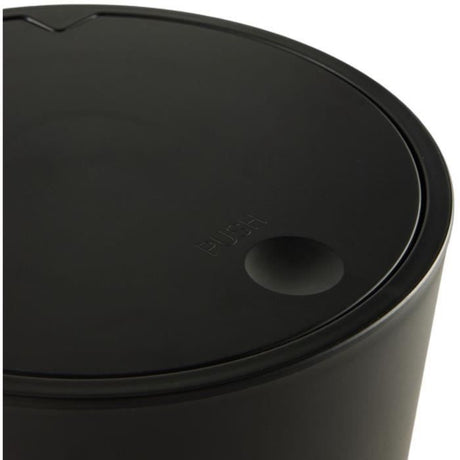 Poubelle de SDB - TODAY - UTILITY - 8,5 L - Ř 21 x x H 29 cm - Polypropylene - Black