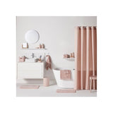 Set de douche - TODAY - UTILITY - Panier, tapis, rideau - Pink