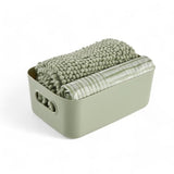 Set de douche - TODAY - UTILITY - Panier, tapis, rideau - Green