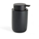 Ensemble de 4 accessoires de SDB - TODAY - UTILITY - Gobelet, distributeur savon, brosse WC - Black