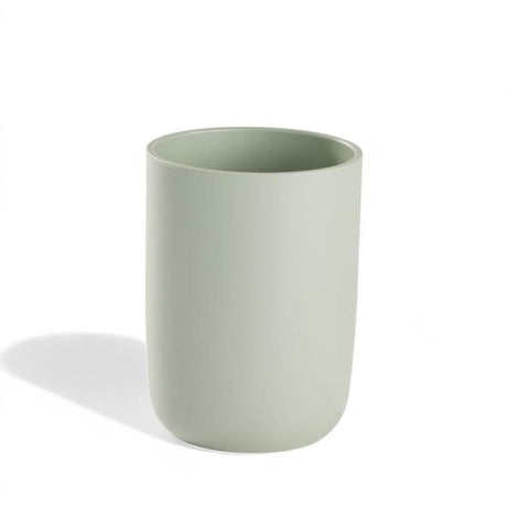 Ensemble de 4 accessoires de SDB - TODAY - UTILITY - Gobelet, distributeur savon, brosse WC - Green