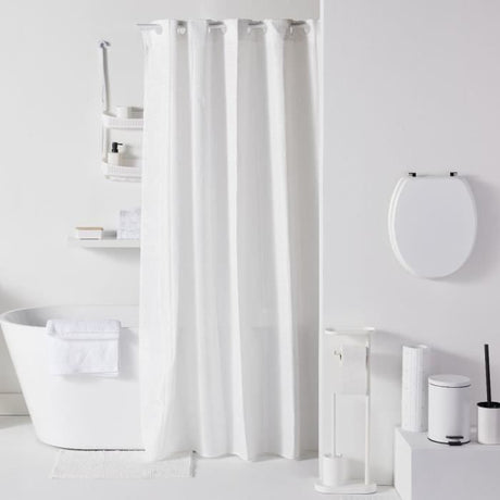 Ensemble de 4 accessoires de SDB - TODAY - UTILITY - Gobelet, distributeur savon, brosse WC - White