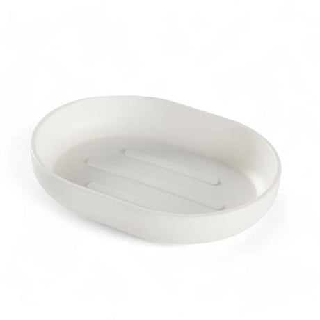Ensemble de 4 accessoires de SDB - TODAY - UTILITY - Gobelet, distributeur savon, brosse WC - White