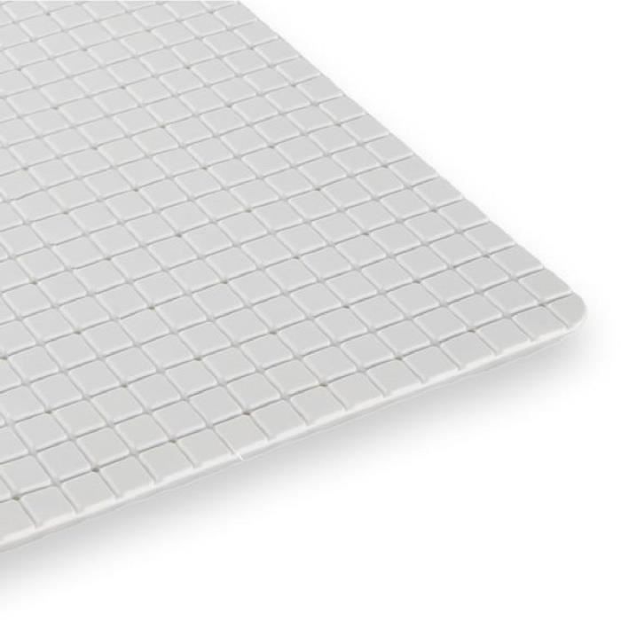 Tapis anti-dérapant baignoire ou douche - TODAY - UTILITY - 50 x 50 cm - Carré - White