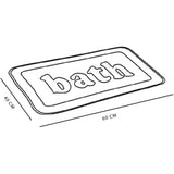 Tapis de bain mémoire de forme - TODAY - UTILITY - 40 x 60 cm - Blue