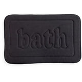Tapis de bain mémoire de forme - TODAY - UTILITY - 40 x 60 cm - Black