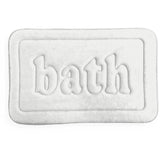 Tapis de bain mémoire de forme - TODAY - UTILITY - 40 x 60 cm - White