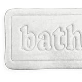 Tapis de bain mémoire de forme - TODAY - UTILITY - 40 x 60 cm - White