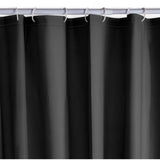 Rideau de douche gauffré - Black - PEVA - 180 x 200 cm - 12 crochets - UTILITY - TODAY