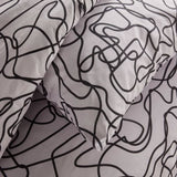 Parure de lit - TODAY Crazy - Imprimé Graphique - 2 personnes - 220 x 240 cm - Blanc