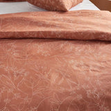 Parure de lit - TODAY Crazy - Imprimé Floral - 2 personnes - 220 x 240 cm - Orange