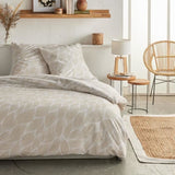 Parure de lit - TODAY Crazy - Imprimé Graphique - 2 personnes - 220 x 240 cm - Beige