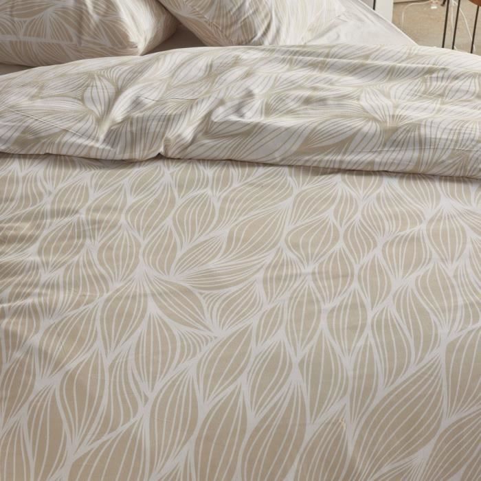 Parure de lit - TODAY Crazy - Imprimé Graphique - 2 personnes - 220 x 240 cm - Beige