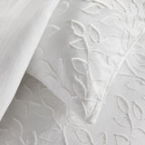 Parure de lit - TODAY - Essential - 2 personnes - 220 x 240 cm - Effet tufté floral blanc