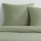 Parure de lit - TODAY - Essential - 2 personnes - 220 x 240 cm - Effet lavé sauge