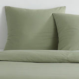 Parure de lit - TODAY - Essential - 2 personnes - 220 x 240 cm - Effet lavé sauge