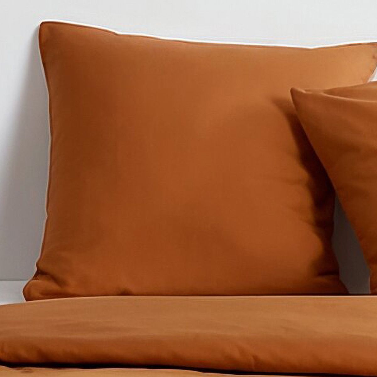 Parure de lit - TODAY - Essential - 2 personnes - 220 x 240 cm - Effet lavé caramel