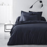 Drap housse TODAY Essential - 140 x 200+30 cm - 2 personnes - 100% Coton uni - Navy